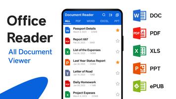 ドキュメントリーダー : PDF, DOC, XLSX ポスター