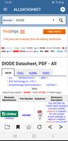 برنامه‌نما ALLDATASHEET - Datasheet PDF عکس از صفحه