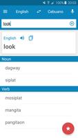 Cebuano-English Dictionary Affiche