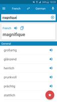 French-German Dictionary ポスター