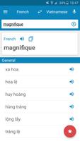 French-Vietnamese Dictionary पोस्टर