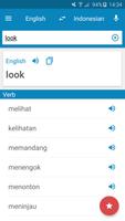 Indonesian-English Dictionary Affiche