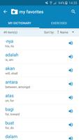برنامه‌نما Indonesian-English Dictionary عکس از صفحه