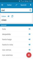 Italian-Spanish Dictionary ポスター