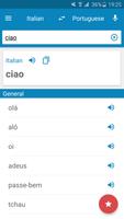 Italian-Portuguese Dictionary الملصق