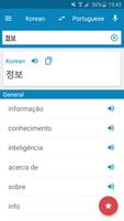 Korean-Portuguese Dictionary Affiche