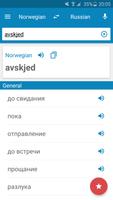 Norwegian-Russian Dictionary Cartaz