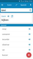 Dutch-Spanish Dictionary ポスター