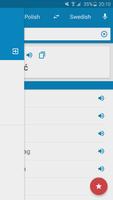 Polish-Swedish Dictionary پوسٹر