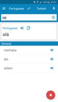 Portuguese-Turkish Dictionary Affiche