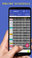 Almaty Airport Online timetabl Affiche