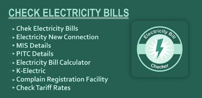 Electricity Bill Checker poster