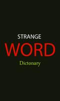 Strange Word Dictionary Affiche