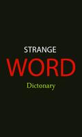 Strange Word Dictionary پوسٹر