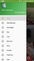 برنامه‌نما Gif Images For WhatsApp عکس از صفحه