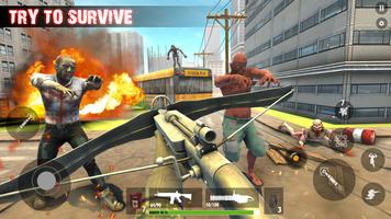 Zombie Hunt: 射击 游戏 猎杀巨人 戰爭 枪战 截图 3