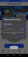 برنامه‌نما Alphacore UDP عکس از صفحه