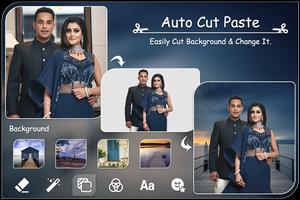 Easy Photo Cut - Auto Cut Paste Background Changer تصوير الشاشة 1