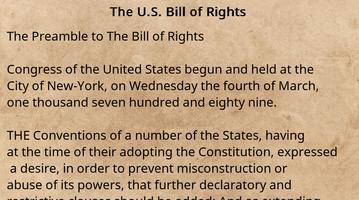 Bill of Rights Affiche