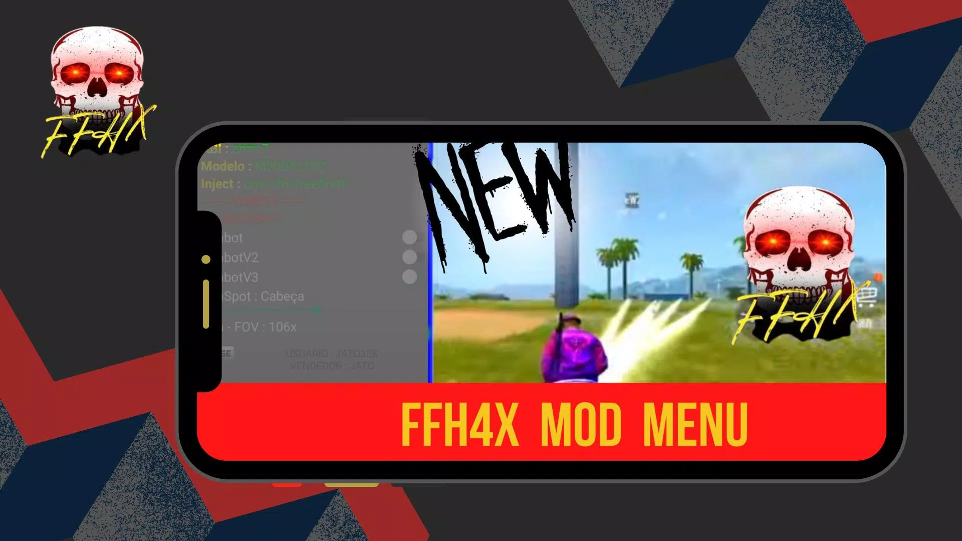 FFH4X APK 1.66 (Mod Menu Free Fire 2022) Download For Android