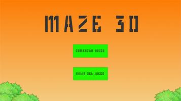 Maze 3D poster