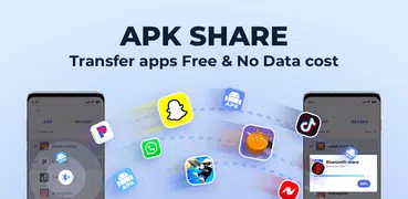 Apk 藍牙傳輸分享器, 應用程式分享—無需網絡