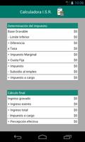 Calculadora I.S.R. 스크린샷 1