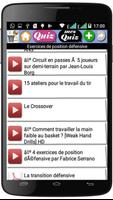 برنامه‌نما Cours de basket عکس از صفحه