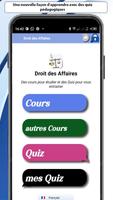 Droit des Affaires poster
