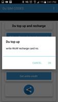 Du Sim Codes UAE اسکرین شاٹ 1