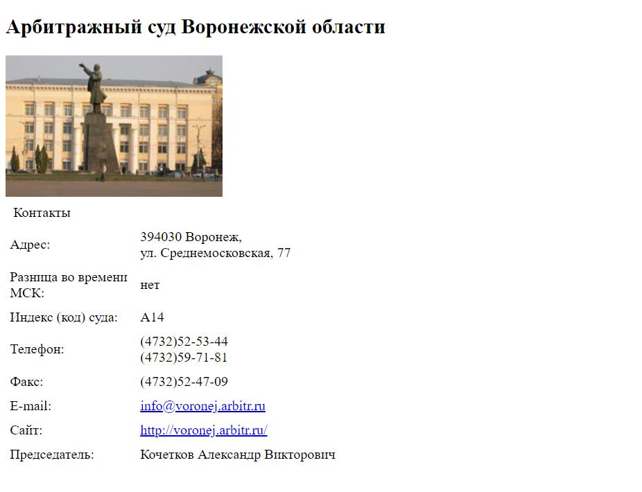 Картотека арбитражного суда волгоградской