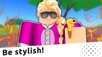 Peles de menina para Roblox Cartaz