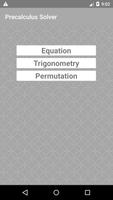 Precalculus  Solver स्क्रीनशॉट 1
