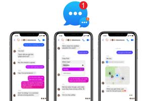 Hi Messenger : message ,chats , video calls free imagem de tela 2