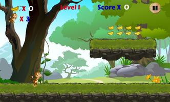 Jungle Monkey Run imagem de tela 2