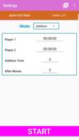 Chess Timer syot layar 2