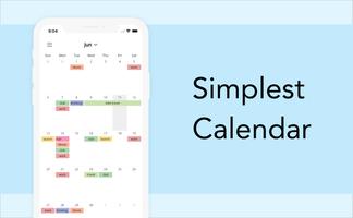 Simple Calendar・Schedule Plann ポスター