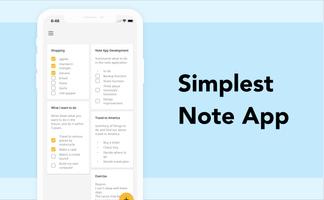 Simple Notepad, Notes・Simple a Affiche