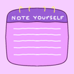 آیکون‌ Note Yourself - Notas e Agenda