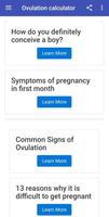 Ovulation calculator calendar screenshot 2
