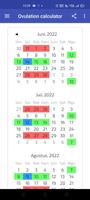Kalender menstruasi ovulasi screenshot 1