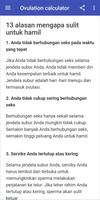 Kalender menstruasi ovulasi screenshot 2