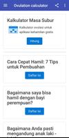 Kalender menstruasi ovulasi screenshot 3