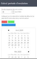 Cycle menstruel calendrier স্ক্রিনশট 1