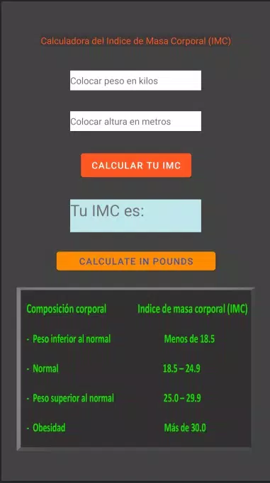 Calculator BMI IMC APK for Android Download