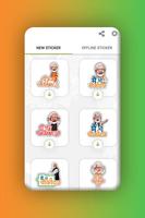 chowkidar - me bhi chowkidar hu sticker পোস্টার