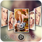 photo to video converter with song آئیکن