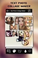 Text Photo Collage Maker poster