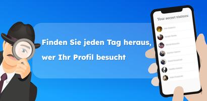 Wer hat mein Profil besucht? Plakat