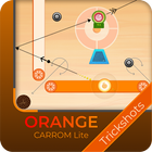 Trickshot: Orange Carrom Lite icono